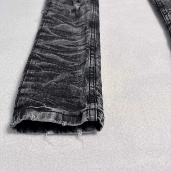 Evolution In Design Jeans Pants Boys Size 10 Black Denim Acid Wash - Picture 3 of 12